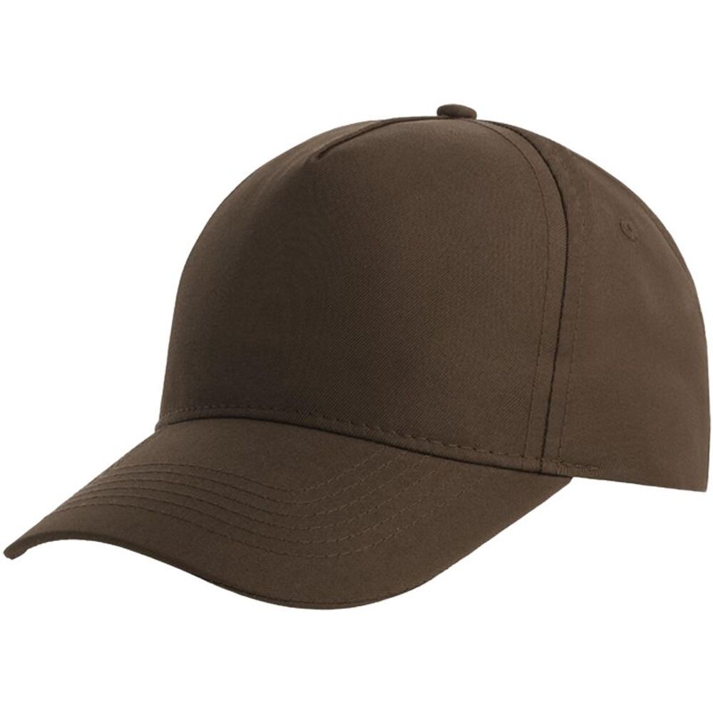 Atlantis Recy Five Recycled Polyester Baseball Cap / Brown